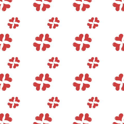 seamless red repeated hearts pattern on transparent background - Download Free Stock Videos Pikwizard.com