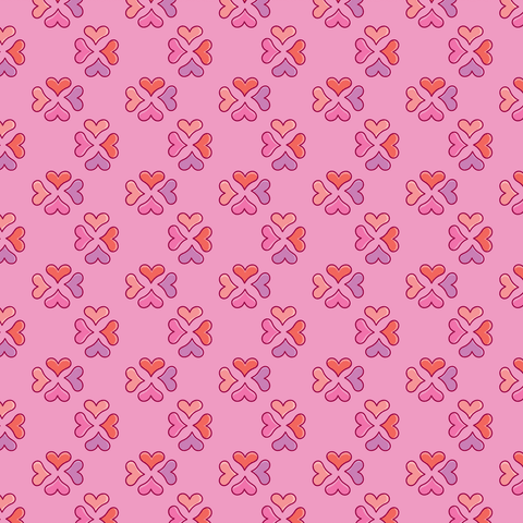 Colorful Overlay of Repeated Hearts Pattern on Transparent Background - Download Free Stock Videos Pikwizard.com