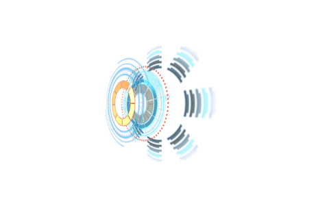 colorful digital circles on transparent background - Download Free Stock Videos Pikwizard.com