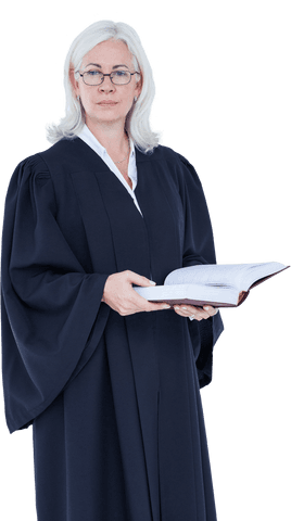 transparent female judge holding law book in courtroom - Download Free Stock Videos Pikwizard.com