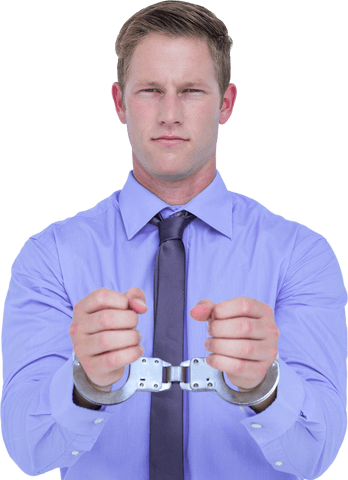 transparent businessman wearing handcuffs against loss - Download Free Stock Videos Pikwizard.com