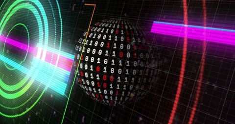 Digital Data Sphere with Abstract Futuristic Interface - Download Free Stock Images Pikwizard.com