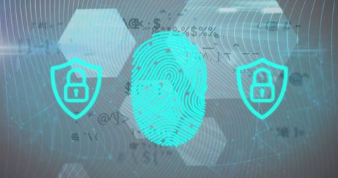 Biometric Fingerprint and Digital Security Padlocks Interface - Download Free Stock Images Pikwizard.com