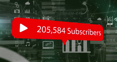 Subscribers Count and Digital Analytics Interface