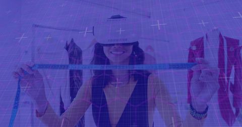 Fashion Designer Embracing New AI Innovations with VR Technology - Download Free Stock Images Pikwizard.com