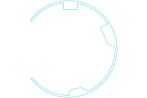 Transparent Incomplete Circle Illustration on White Background - Download Free Stock Videos Pikwizard.com