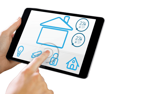 Transparent Smart Home Interface on Digital Table - Download Free Stock Videos Pikwizard.com