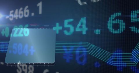 Financial Data Processing Over Digital Interface Technology - Download Free Stock Images Pikwizard.com