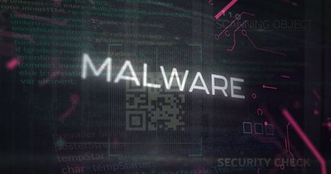 Digital Malware Alert on Cyber Security Interface Background - Download Free Stock Images Pikwizard.com