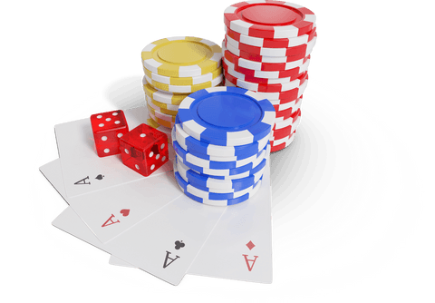 transparent gaming poker chips, dice, cards symbolize luck - Download Free Stock Videos Pikwizard.com