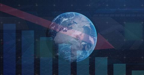 Global Economic Downturn with Data Analytics Visualization - Download Free Stock Images Pikwizard.com