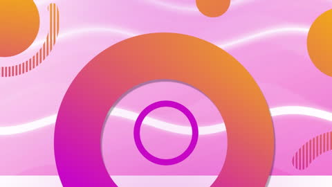 Vibrant Abstract Summer Digital Animation