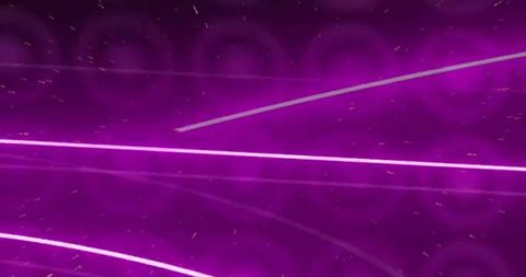 Vibrant purple light streaks in cosmic digital space