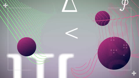 Digital Globe with Futuristic Icons and Abstract Elements