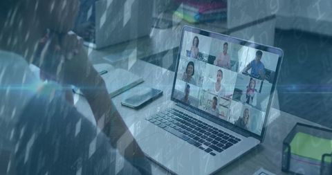 Virtual Team Meeting: Professional Collaboration in Digital World