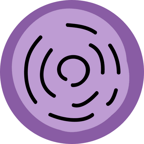 abstract modern circular pattern with purple and black on transparent - Download Free Stock Videos Pikwizard.com