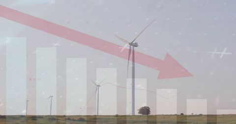 Downward Economic Trend Impacting Renewable Energy Sector - Download Free Stock Images Pikwizard.com