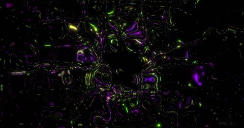 Abstract Dark Digital Waves with Neon Highlights - Download Free Stock Images Pikwizard.com