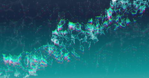 Digital DNA Strand with Network Overlay in Green Background - Download Free Stock Images Pikwizard.com