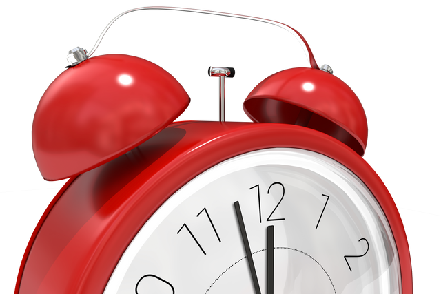 Half of Red Alarm Clock Close-Up on Transparent Background - Download Free Stock Videos Pikwizard.com