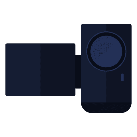 digital camera illustration with copy space on transparent background - Download Free Stock Videos Pikwizard.com