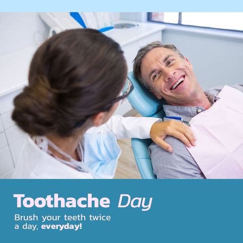 male patient laughing with dentist in dental clinic - Download Free Stock Templates Pikwizard.com