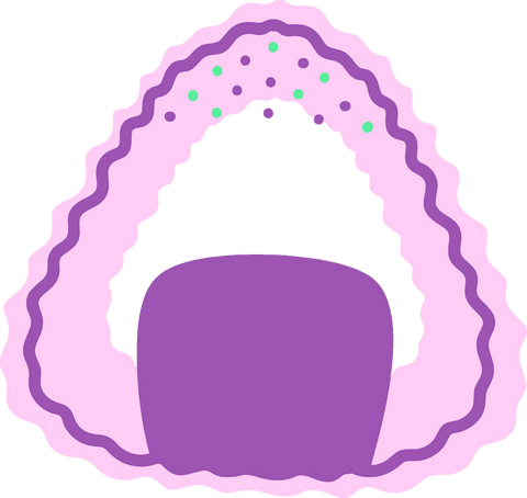 purple block with wavy pink border and mint dots on transparent - Download Free Stock Videos Pikwizard.com