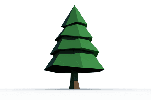Geometric Christmas Tree Vector on Transparent Background - Download Free Stock Videos Pikwizard.com