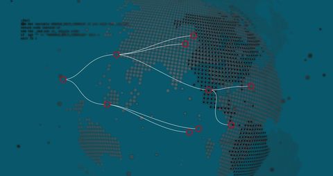 global network and data connectivity concept design - Download Free Stock Images Pikwizard.com