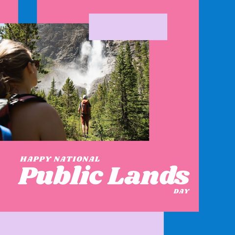 Celebrating National Public Lands Day with Enthusiastic Hikers - Download Free Stock Templates Pikwizard.com