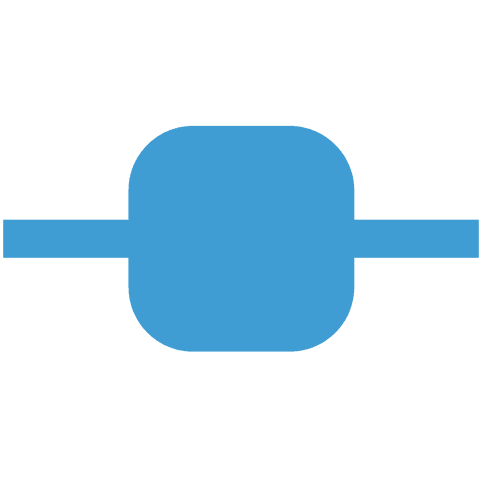 blue rounded square with line on transparent background - Download Free Stock Videos Pikwizard.com