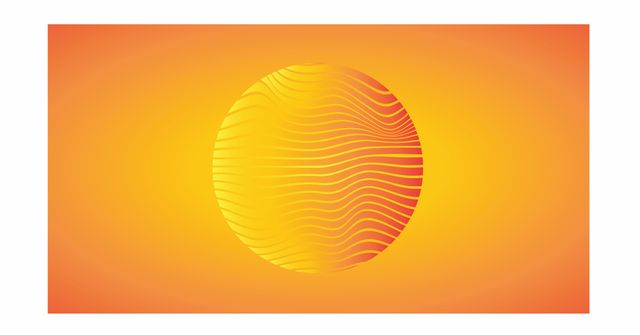 Vibrant Sun Illustration with Dynamic Warmth and Energy - Download Free Stock Templates Pikwizard.com