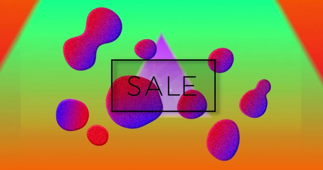 Vibrant Abstract Sale Banner for Cyber Retail Promotions - Download Free Stock Images Pikwizard.com