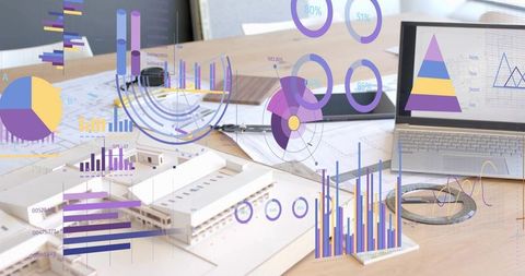 Innovative Architectural Model with Data-Driven Augmented Reality Graphics