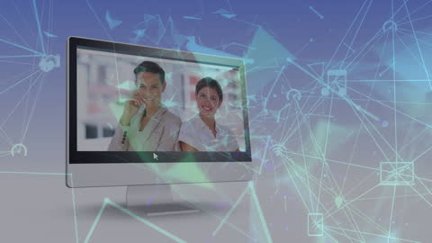 Global Digital Network Connecting Professionals