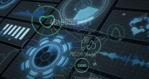 Innovative Network Connection Over Digital Interface Screens - Download Free Stock Images Pikwizard.com