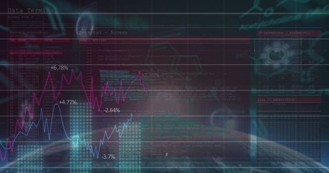 Digital Finance Technology with Global Interconnection - Download Free Stock Images Pikwizard.com