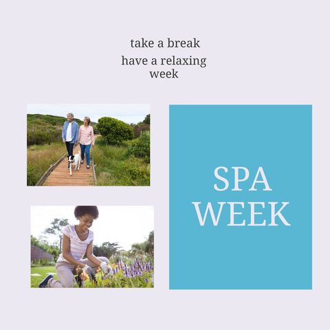 Celebrating Spa Week with Relaxation and Outdoor Leisure - Download Free Stock Templates Pikwizard.com