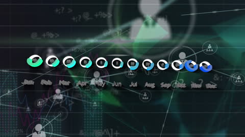 Network Connections Overlapping Data Graphs