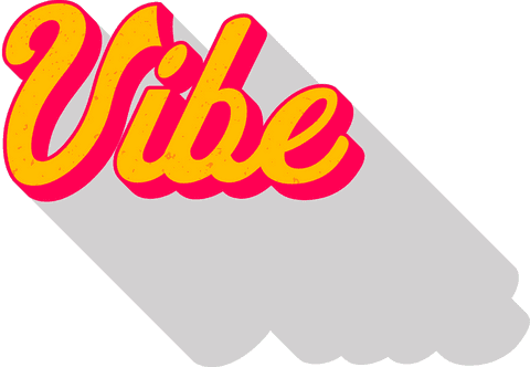 Retro Vibe Text with Bold Transparent Shadow - Download Free Stock Videos Pikwizard.com