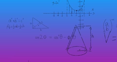 Handwritten Mathematical Formulas on Gradients for Scientific Concept - Download Free Stock Images Pikwizard.com