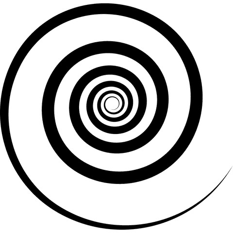 transparent abstract black spiral design on clean canvas - Download Free Stock Videos Pikwizard.com