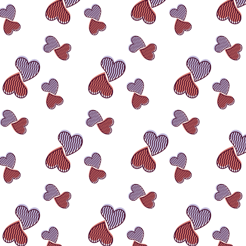 Romantic Heart Pattern Transparent Background Seamless Vector - Download Free Stock Videos Pikwizard.com