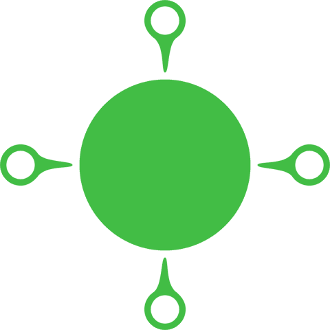 Green Circle Design with Pointers on Transparent Background - Download Free Stock Videos Pikwizard.com