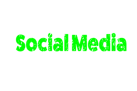 Social Media Text in Bright Green on Transparent Background - Download Free Stock Videos Pikwizard.com