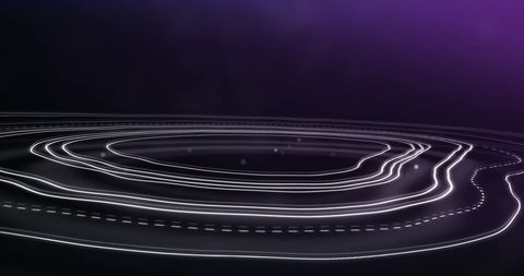 Abstract Glowing Lines on Dark Purple Background - Download Free Stock Images Pikwizard.com