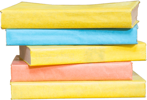 colorful stack of notebooks on transparent background - Download Free Stock Videos Pikwizard.com