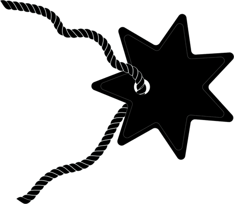 Transparent Christmas Star Decoration with Rope Detail - Download Free Stock Videos Pikwizard.com