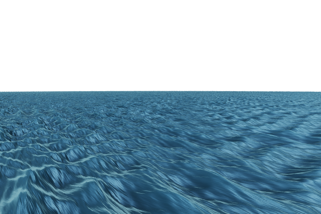 Digital Illustration of Wavy Sea on Transparent Background - Download Free Stock Videos Pikwizard.com