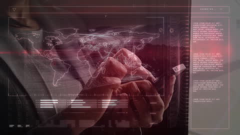 Digital Health: Futuristic Medical Data Mapping Concept